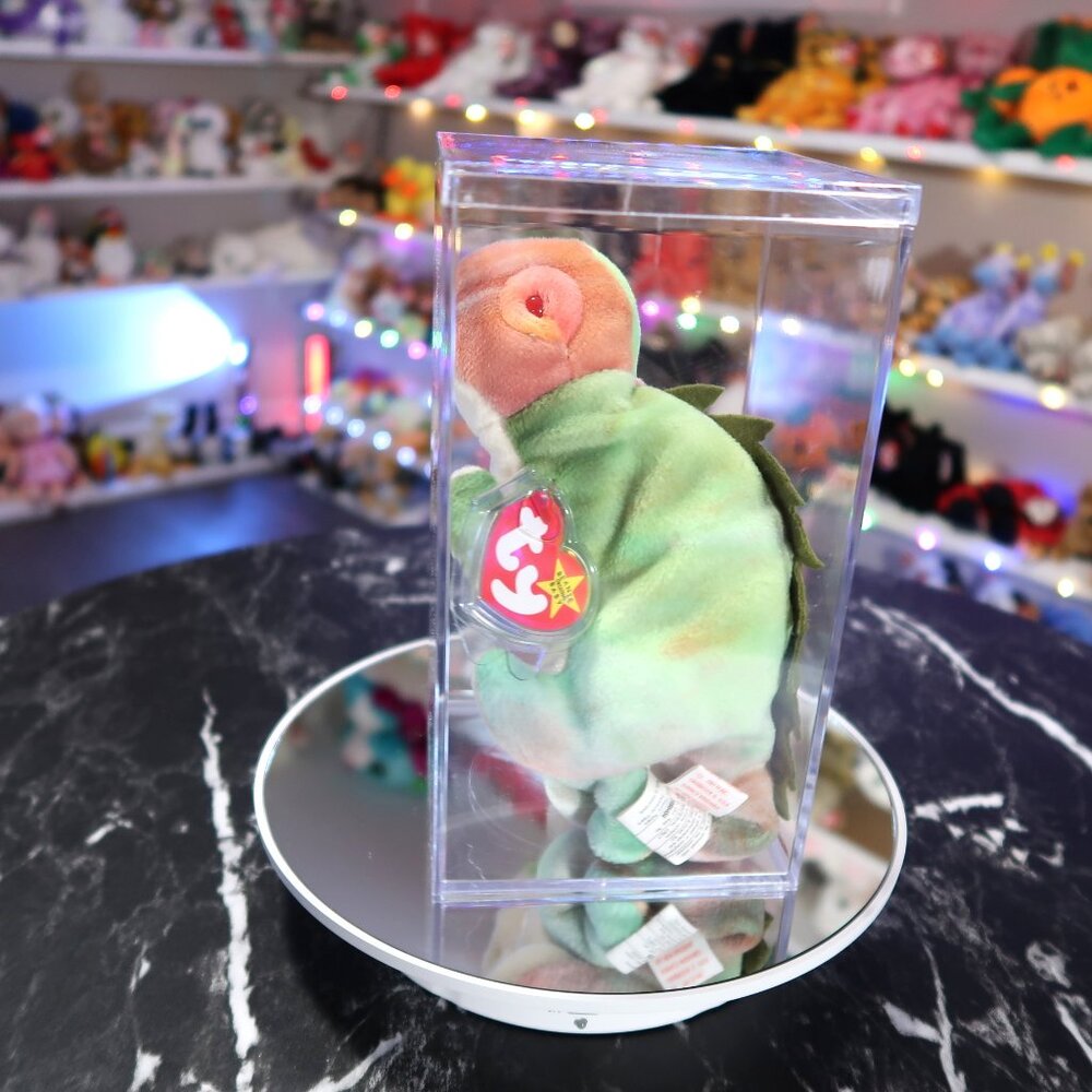 Ty Beanie Baby - Iggy the Iguana (Multicolored) | MWMT New Mint Tags | Retired